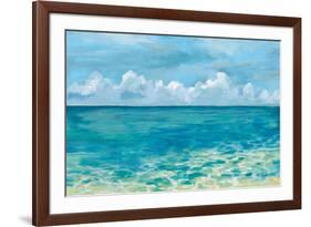 Caribbean Sea Reflections-Silvia Vassileva-Framed Art Print