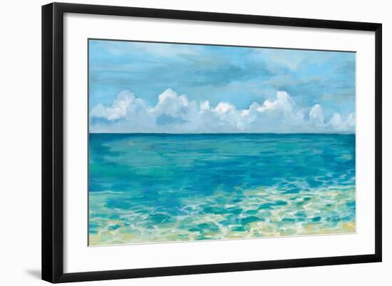 Caribbean Sea Reflections-Silvia Vassileva-Framed Art Print