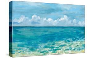 Caribbean Sea Reflections-Silvia Vassileva-Stretched Canvas