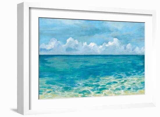 Caribbean Sea Reflections-Silvia Vassileva-Framed Premium Giclee Print