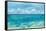 Caribbean Sea Reflections-Silvia Vassileva-Framed Stretched Canvas