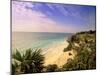 Caribbean Sea, Tulum, Yucatan, Mexico-Walter Bibikow-Mounted Premium Photographic Print