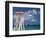 Caribbean, St Lucia, Gros Islet, Rodney Bay, Reduit Beach, Life Guard Lookout-Alan Copson-Framed Photographic Print