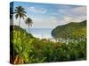 Caribbean, St Lucia, Marigot, Marigot Bay-Alan Copson-Stretched Canvas