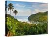 Caribbean, St Lucia, Marigot, Marigot Bay-Alan Copson-Stretched Canvas