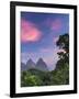 Caribbean, St Lucia, Petit and Gros Piton Mountains (UNESCO World Heritage Site)-Alan Copson-Framed Photographic Print