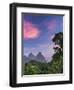 Caribbean, St Lucia, Petit and Gros Piton Mountains (UNESCO World Heritage Site)-Alan Copson-Framed Photographic Print