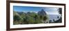 Caribbean, St Lucia, Petit and Gros Piton Mountains-Alan Copson-Framed Photographic Print