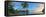 Caribbean, St Lucia, Soufriere, Soufriere Bay, Soufriere Beach and Petit Piton-Alan Copson-Framed Stretched Canvas