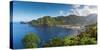 Caribbean, St Lucia, Soufriere, Soufriere Bay-Alan Copson-Stretched Canvas