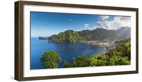 Caribbean, St Lucia, Soufriere, Soufriere Bay-Alan Copson-Framed Photographic Print