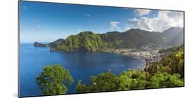 Caribbean, St Lucia, Soufriere, Soufriere Bay-Alan Copson-Mounted Photographic Print
