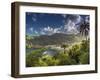 Caribbean, St Lucia, Soufriere, Soufriere Bay-Alan Copson-Framed Photographic Print