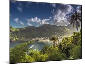 Caribbean, St Lucia, Soufriere, Soufriere Bay-Alan Copson-Mounted Photographic Print