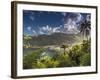 Caribbean, St Lucia, Soufriere, Soufriere Bay-Alan Copson-Framed Photographic Print