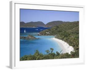 Caribbean, Us Virgin Islands, St; John, Virgin Islands National Park, Trunk Bay-Michele Falzone-Framed Photographic Print