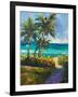 Caribbean View II-Jane Slivka-Framed Art Print