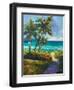 Caribbean View II-Jane Slivka-Framed Art Print