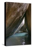 Caribbean, Virgin Gorda. Passageway Through Giant Boulders. the Baths-Kevin Oke-Stretched Canvas
