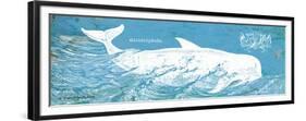 Caribbean Whale I-Gwendolyn Babbitt-Framed Premium Giclee Print