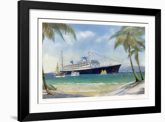 Caribbean-David Brackman-Framed Collectable Print