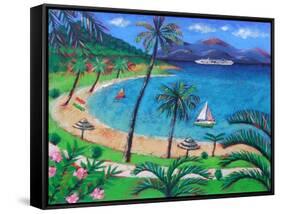 Caribbean-Sara Hayward-Framed Stretched Canvas