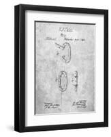Caribiner Ring Patent-Cole Borders-Framed Art Print
