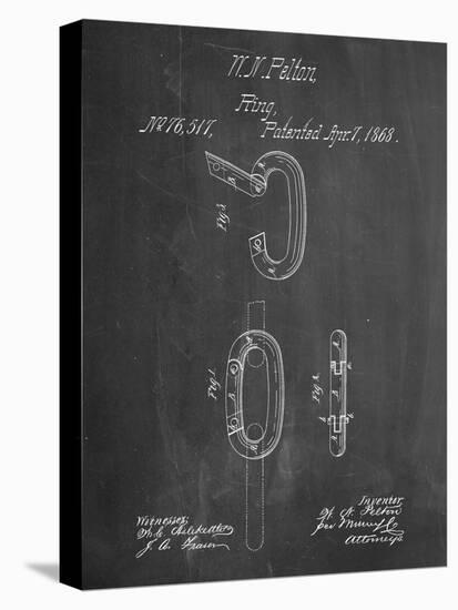 Caribiner Ring Patent-null-Stretched Canvas