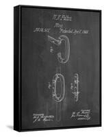 Caribiner Ring Patent-null-Framed Stretched Canvas