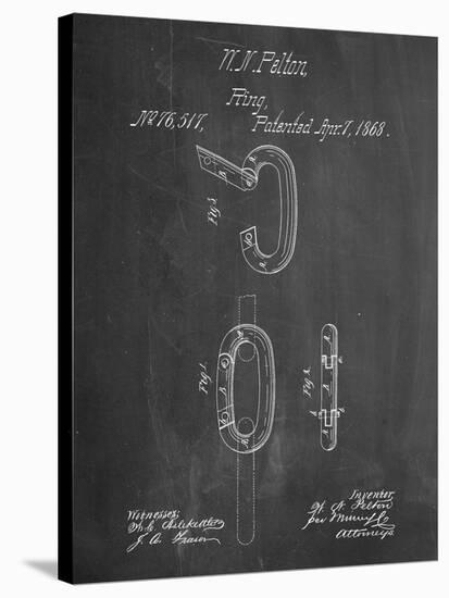 Caribiner Ring Patent-null-Stretched Canvas