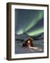 Caribou Bluff Cabin, White Mountain National Recreation Area, Alaska, USA-Hugh Rose-Framed Photographic Print