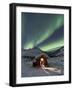 Caribou Bluff Cabin, White Mountain National Recreation Area, Alaska, USA-Hugh Rose-Framed Photographic Print