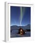 Caribou Bluff Cabin, White Mountain National Recreation Area, Alaska, USA-Hugh Rose-Framed Photographic Print