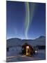 Caribou Bluff Cabin, White Mountain National Recreation Area, Alaska, USA-Hugh Rose-Mounted Photographic Print