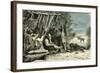 Caribou Hunt Canada 19th Century-null-Framed Giclee Print