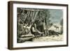 Caribou Hunt Canada 19th Century-null-Framed Giclee Print