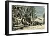 Caribou Hunt Canada 19th Century-null-Framed Giclee Print