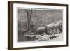 Caribou-Hunting in New Brunswick, In at the Death-null-Framed Giclee Print