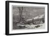 Caribou-Hunting in New Brunswick, In at the Death-null-Framed Giclee Print