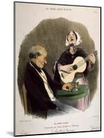 Caricature, 1840-Honore Daumier-Mounted Giclee Print