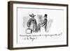 Caricature About Painting; Mr. Impressionist Painter, Where Have You Learned Your Art?-Cham-Framed Giclee Print