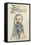 Caricature de Gustave Eiffel, parue dans "le Central"-null-Framed Stretched Canvas