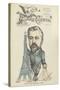 Caricature de Gustave Eiffel, parue dans "le Central"-null-Stretched Canvas