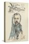 Caricature de Gustave Eiffel, parue dans "le Central"-null-Stretched Canvas