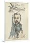 Caricature de Gustave Eiffel, parue dans "le Central"-null-Framed Giclee Print