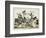 Caricature Depicting Quack Doctors Offering Vaccines-null-Framed Giclee Print