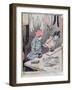 Caricature Depicting Two Washerwomen Gossiping, late 19th century-Fernand Louis Gottlob-Framed Giclee Print