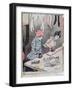 Caricature Depicting Two Washerwomen Gossiping, late 19th century-Fernand Louis Gottlob-Framed Giclee Print