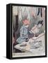 Caricature Depicting Two Washerwomen Gossiping, late 19th century-Fernand Louis Gottlob-Framed Stretched Canvas