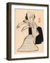 [Caricature of a Woman Dancing], Ki [Between 1755 and 1810], 1 Drawing : Color-null-Framed Giclee Print